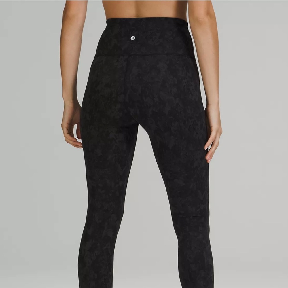 Lululemon Wunder Train Leggings high-rise tight 25” Camo size:6